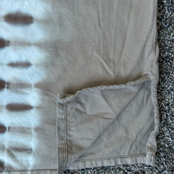 5/$25 J. Jill 100% cotton beige oversized Tie-Dye T-Shirt in beige size XS - Picture 7 of 7